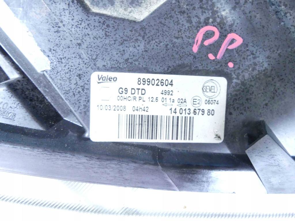 фото №4, Фара правый лампа перед peugeot expert ii eu