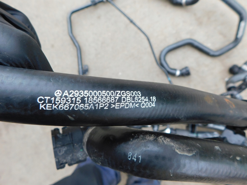 фото №9, Mercedes eqc n293 wąż шланги жидкость охлаждающий комплект