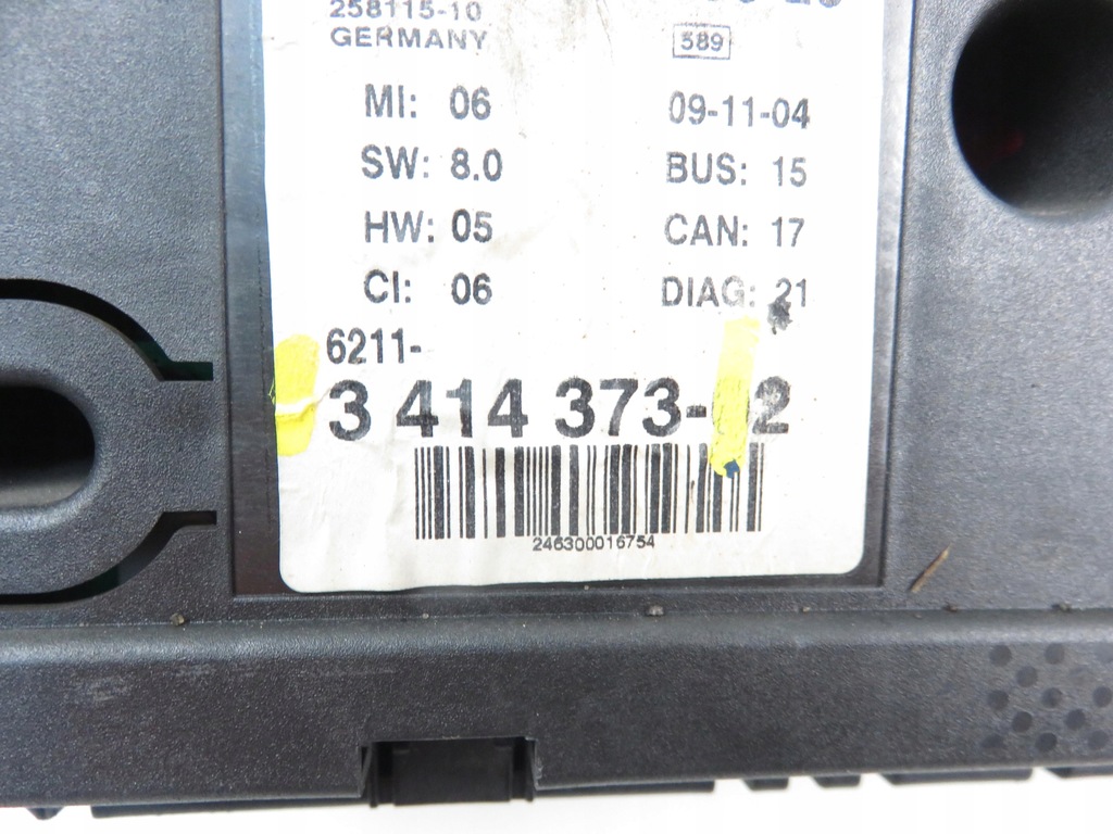 фото №7, Лічильник bmw x3 e83 xdrive 3.0 d 204 3414373