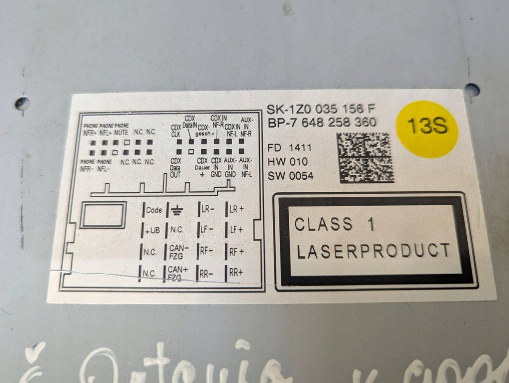 фото №8, Радіо автомобільні skoda octavia 2 facelift 1z 2011 1z0035156f