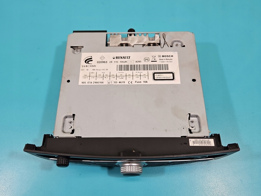 фото №3, Радіо заводський renault koleos i 281151952r радіопрогравач