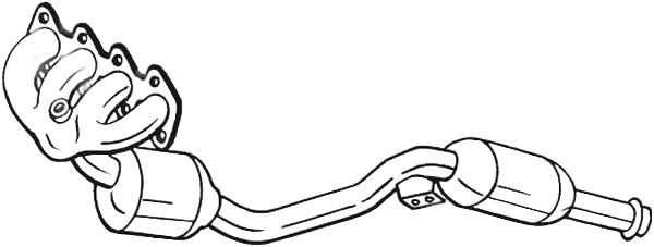 Купити Izawit каталізатор mercedes a150 w169 1.5/1.7i 06-