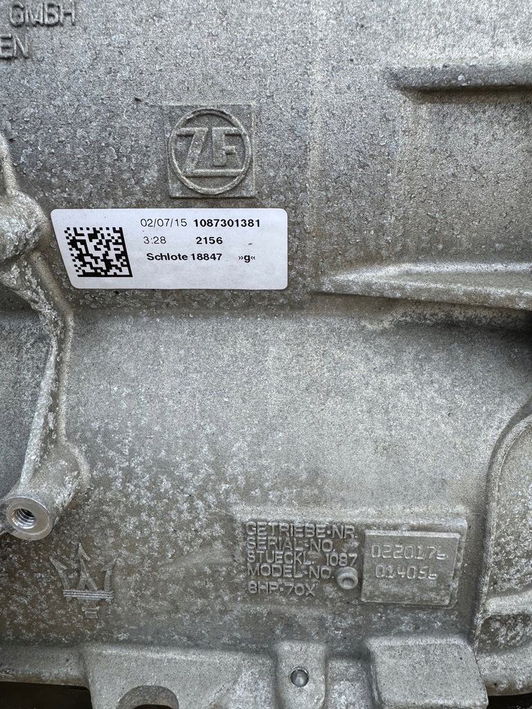 фото №5, Maserati ghibli quattroporte 3.0b rwd коробка передач передач 8hp-70x 1087301381