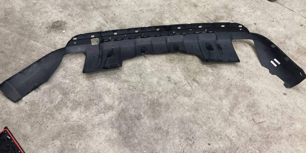 фото №7, Ml w164 спойлер диффузор накладка бампера задняя 1648850525 1648853225