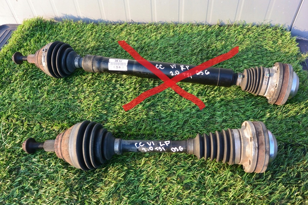 фото №1, Приводной вал левая vw 1k0407271ah passat cc 2.0 tsi dsg b7