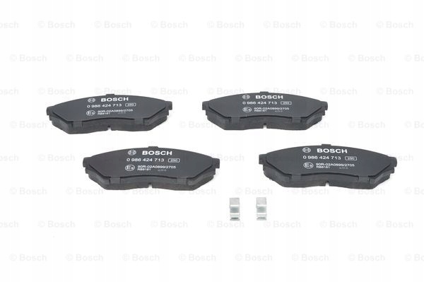 фото №15, Гальмівні колодки ham. mitsubishi pajero pinin 99- bosch 986 424 713 набір гальмівних колодок