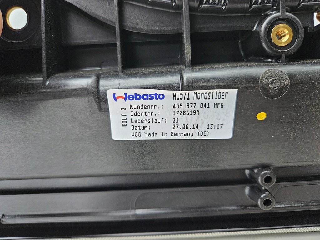 фото №7, Люк audi a6 c7 sedan szary матеріал mondsilber