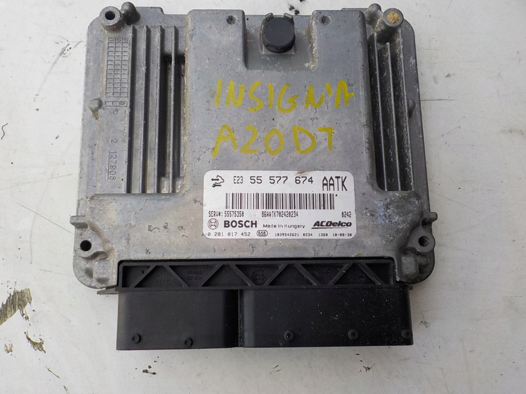Купить Insignia a 2.0 cdti a20dt бортовой компьютер двигатель 55577674