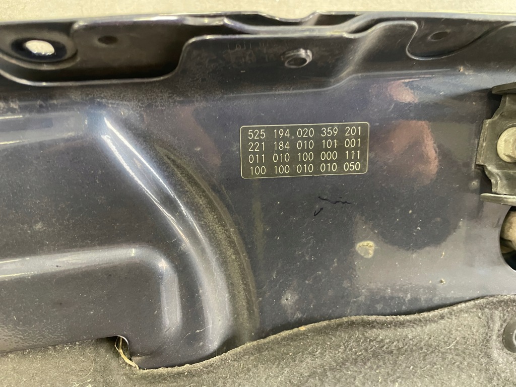 фото №12, Капот петли mercedes w221 оригинальная цвет 359 комплектная