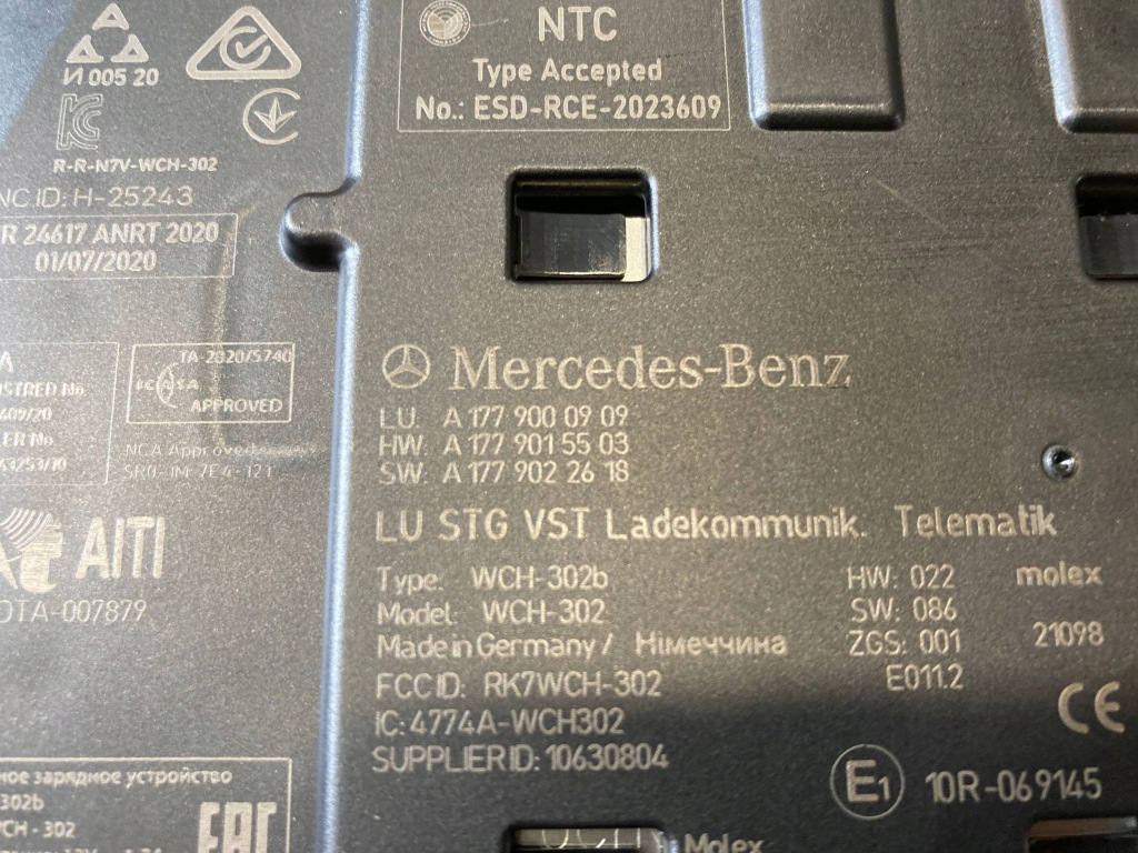 Інше блоки управління mercedes-benz gle w167 a1779000909 Зі Шроту