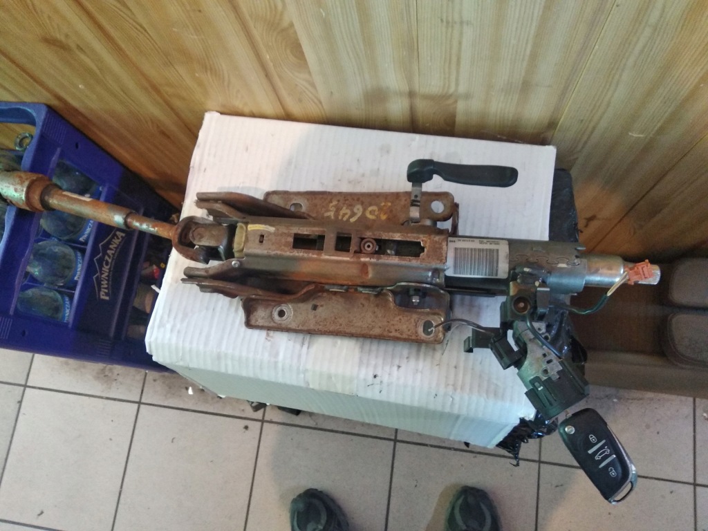 фото №1, Peugeot 407sw замок зажигания колонка рулевой. 96570097xt