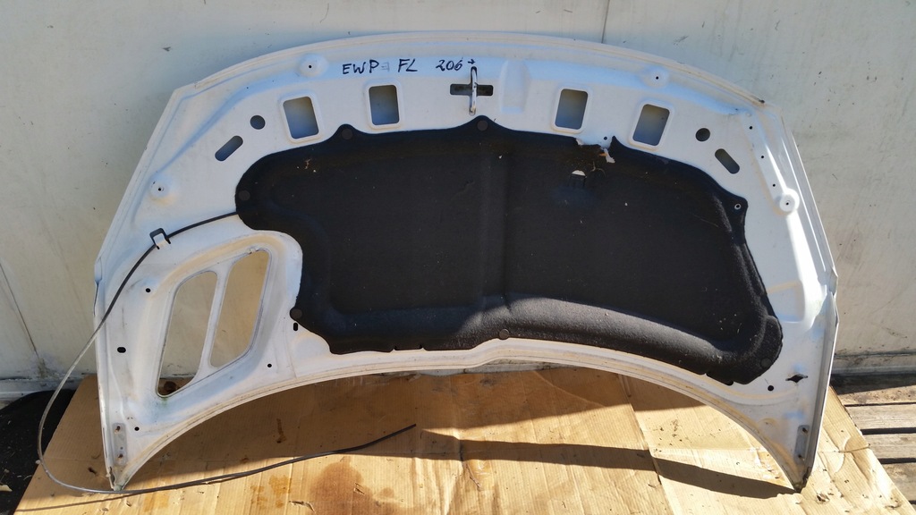 фото №4, Капот перед peugeot 206 plus ewpa