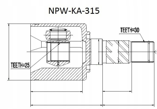 фото №2, Шарнір внутрішній kia sorento i ii 00- лівий