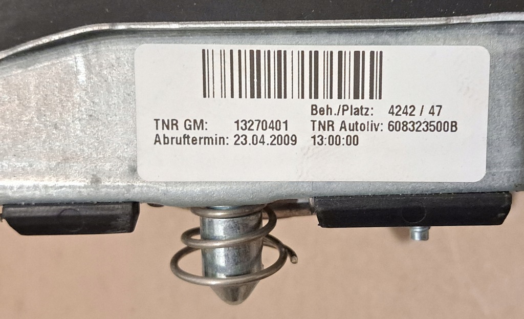 фото №6, Opel insignia a подушка подушка безопасности водителя 13270401