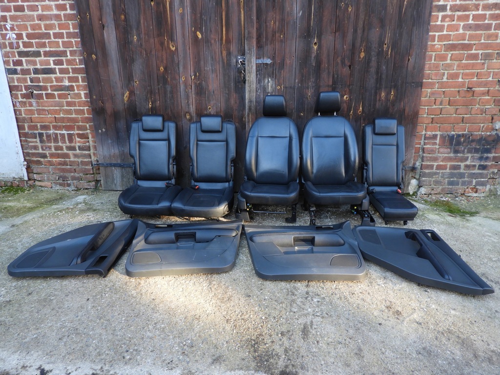 фото №1, Сиденья обшивки кожа ford c-max mk1 шторка подогрев kpl. =