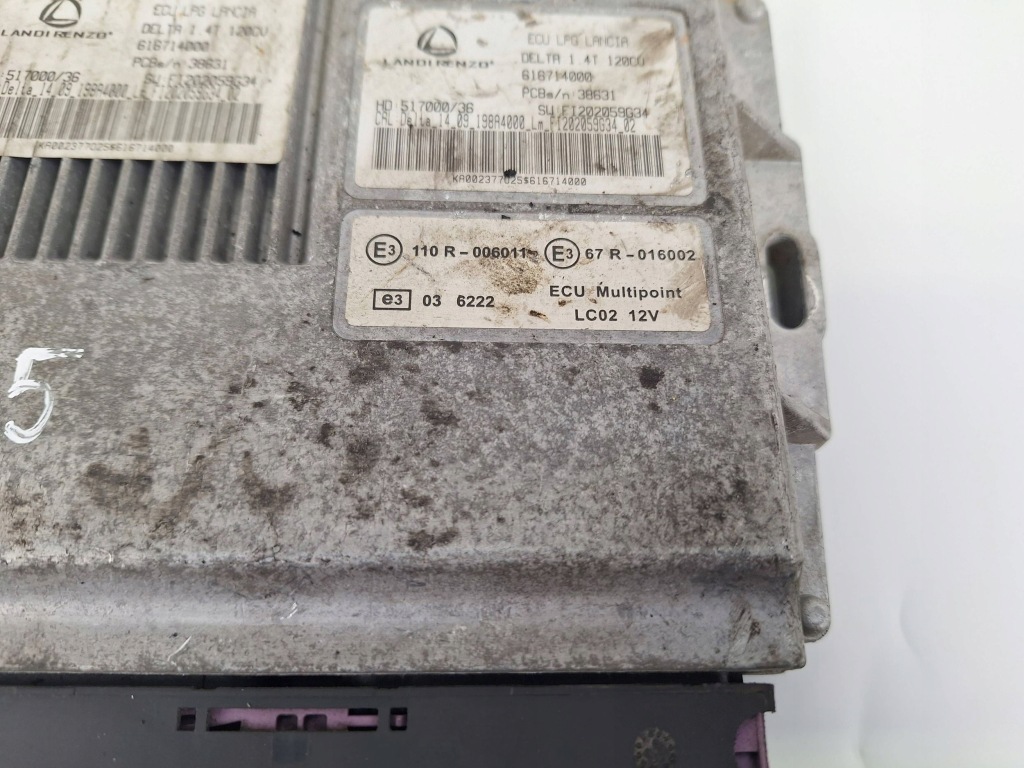 Блок керування двигуна lancia delta iii 616714000 Зі Шроту