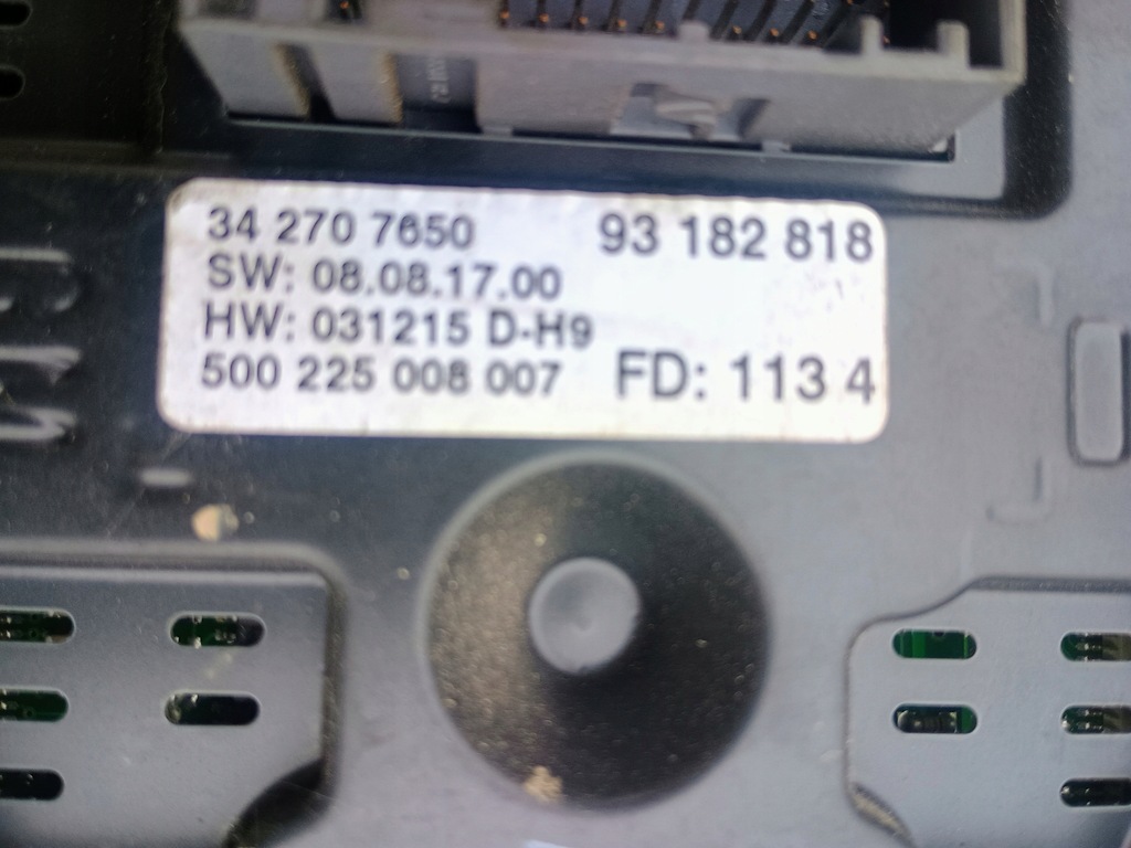 фото №4, Дисплей радіо ґрати 93182818 opel vectra c