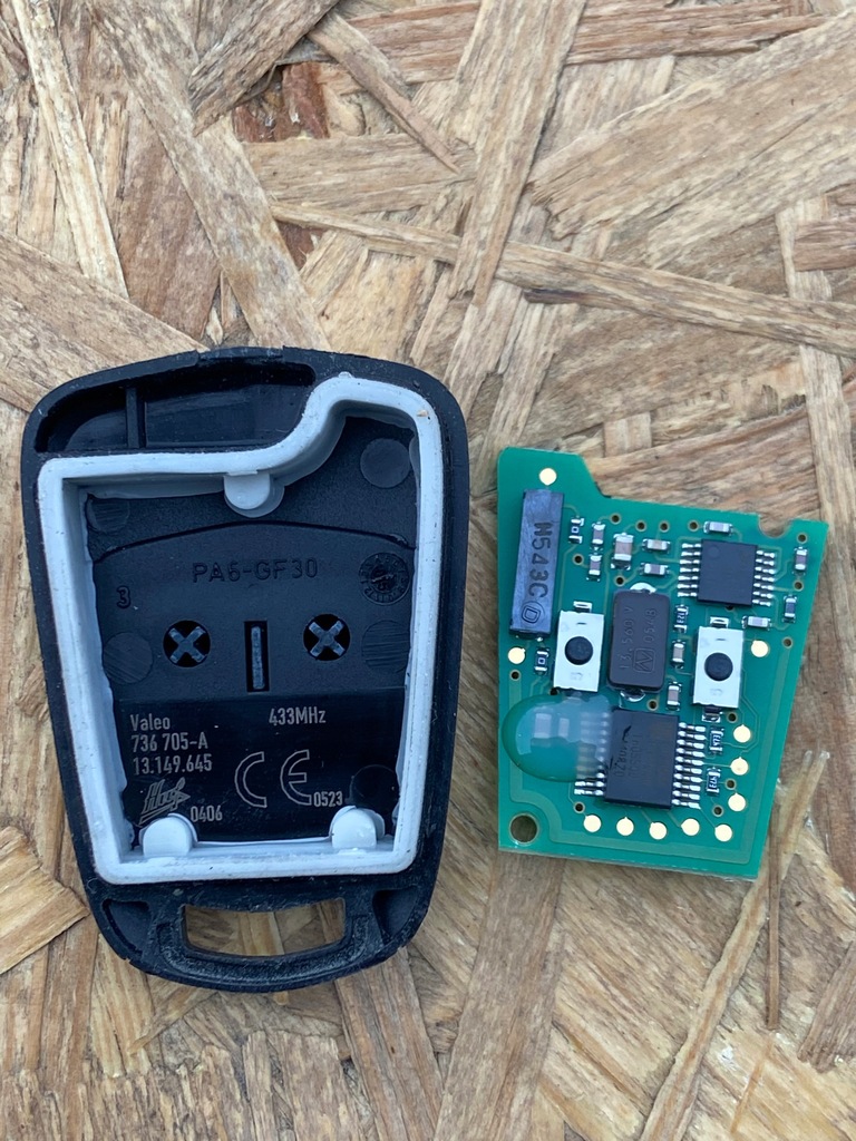 фото №5, Ключ pilot opel corsa d astra h zafira b 433mhz 13149645 13.149.645