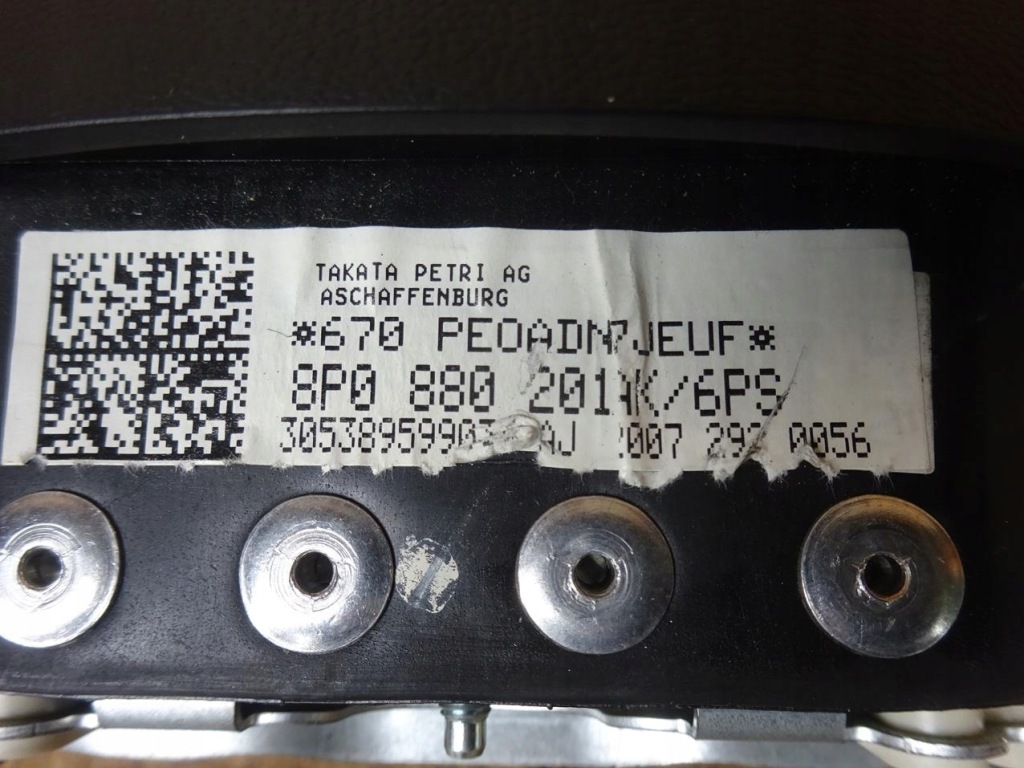фото №15, Audi a3 8p lift 08-12 подушка безпеки подушка повітряна водія 8p0880201ak