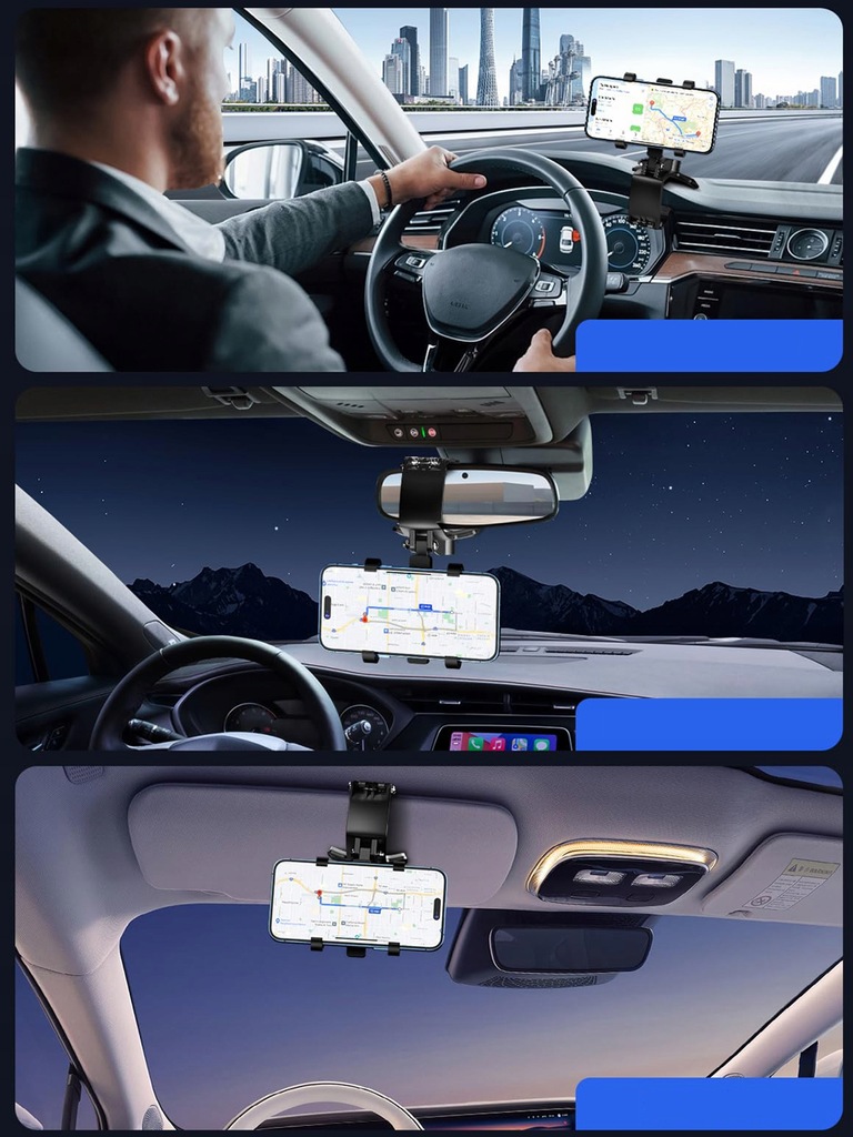 фото №8, Кронштейн do автомобіля na телефон скло панель панель приладів автомобільний тримач міцний