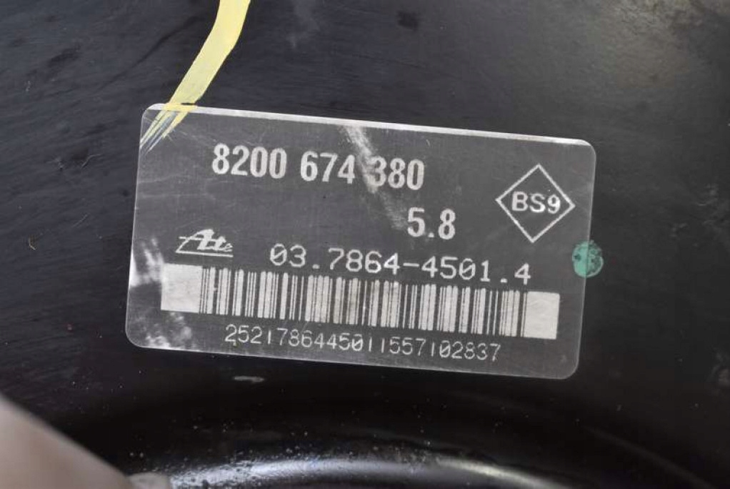 фото №7, Підсилювач гальм насос гальмівна eu 8200674380 renault modus 1.5 dci 85 km 04-07