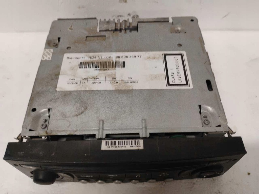 фото №4, Радіо cd citroen c4 9660646877