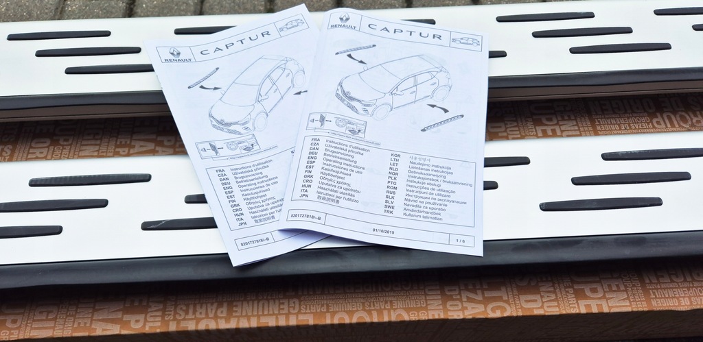 фото №3, Оригінал пороги пороги поріг підніжка набір renault captur ii