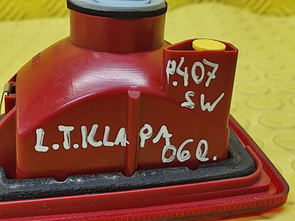 фото №9, Peugeot 407 лампа лівий задня w кришка 9646507480