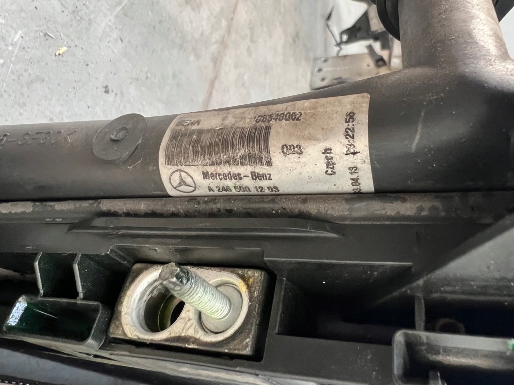 фото №16, Pas передній радіатор mercedes a-klasa w176 1.5d механічна коробка передач