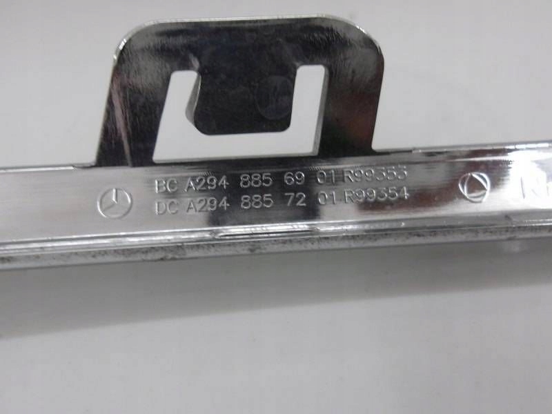 фото №6, Mercedes eqe x294 молдинг хром бампер правий перед