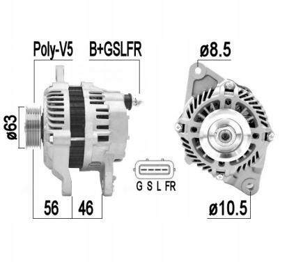 фото №1, Era генератор messmer mitsubishi, smart