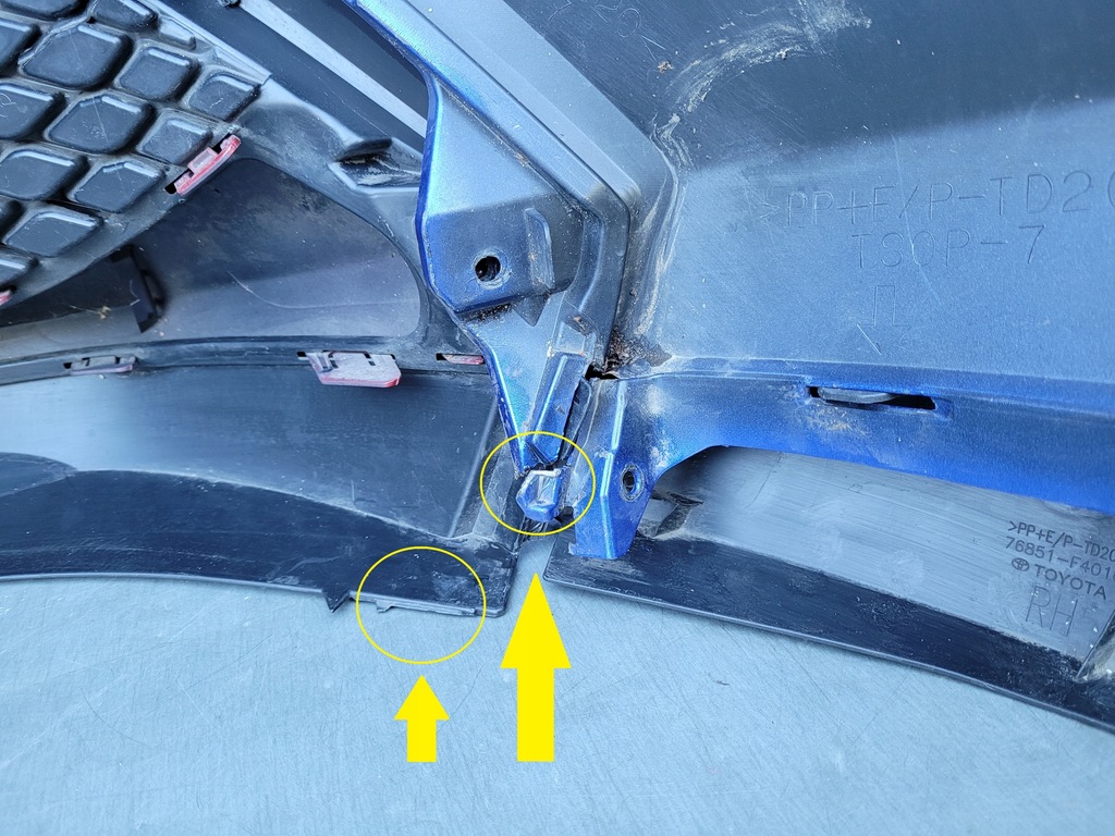 фото №15, Toyota c-hr chr lift 2019-2024 19-24 бампер передній перед решітка молдинг