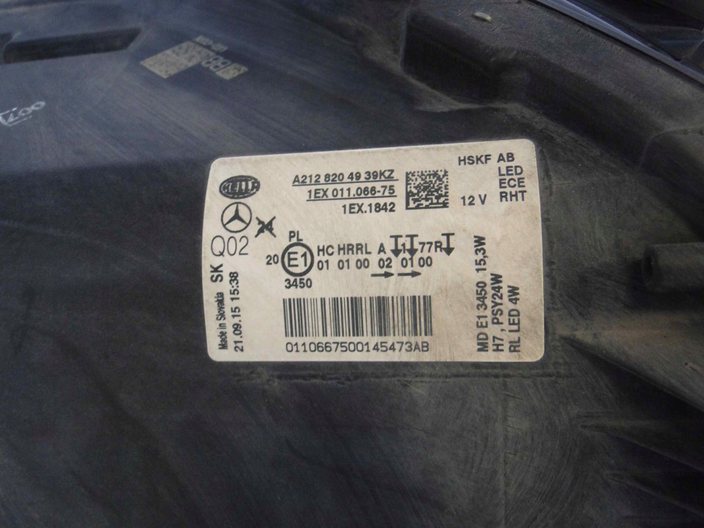 Mercedes e w212 212 рестайлинг  фара левая led европа в Украине