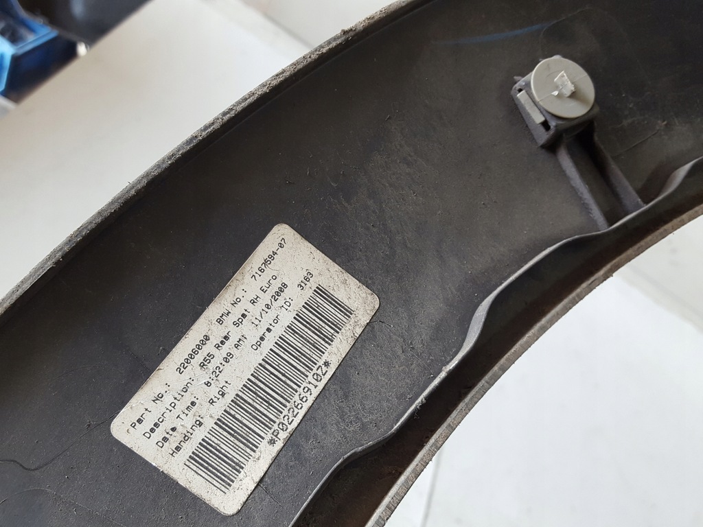 фото №5, Mini clubman r55 07-11r молдинг крыла правая задняя