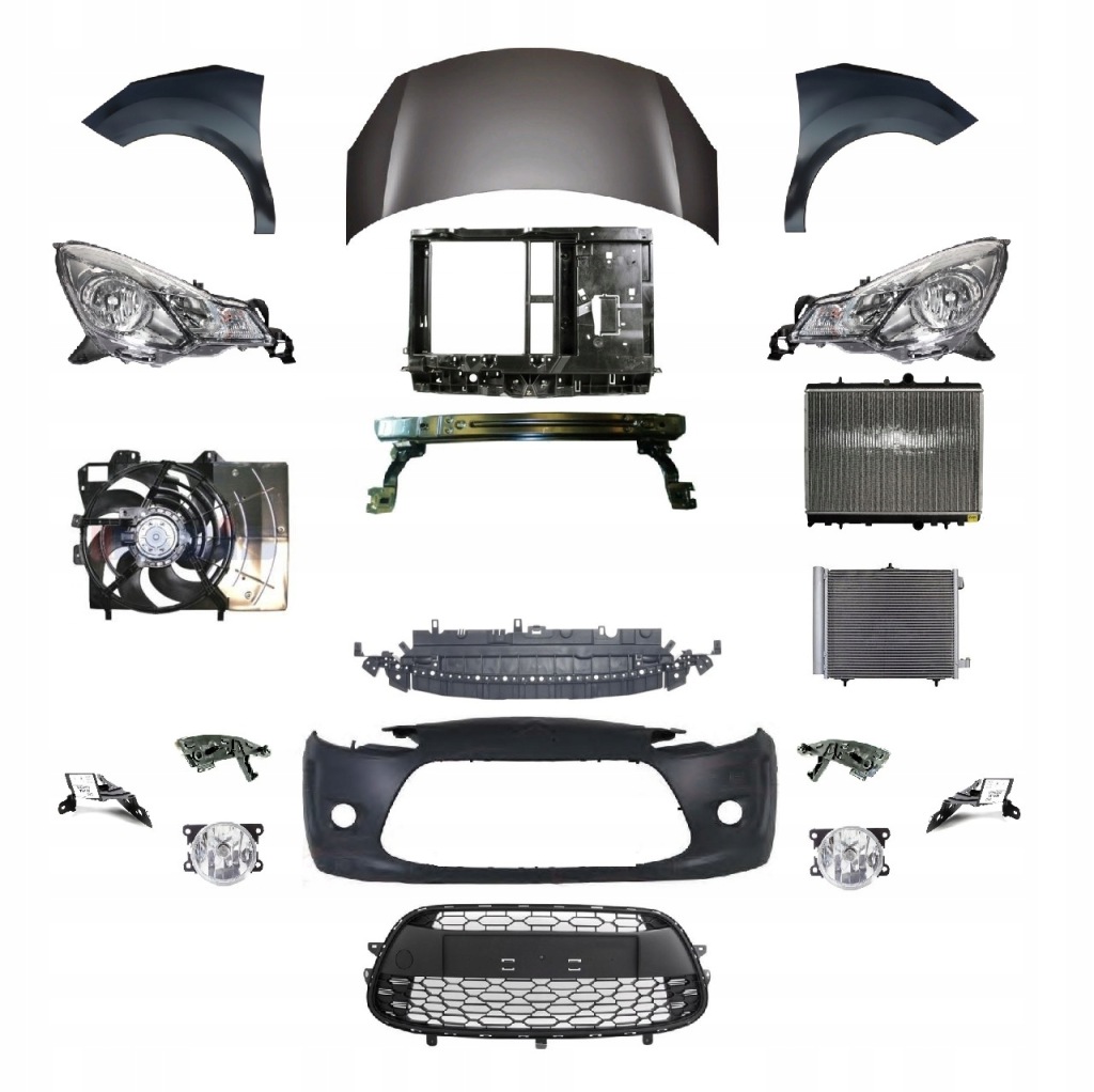 Купити Citroen c3 10-13 перед капот крило фара ремінь