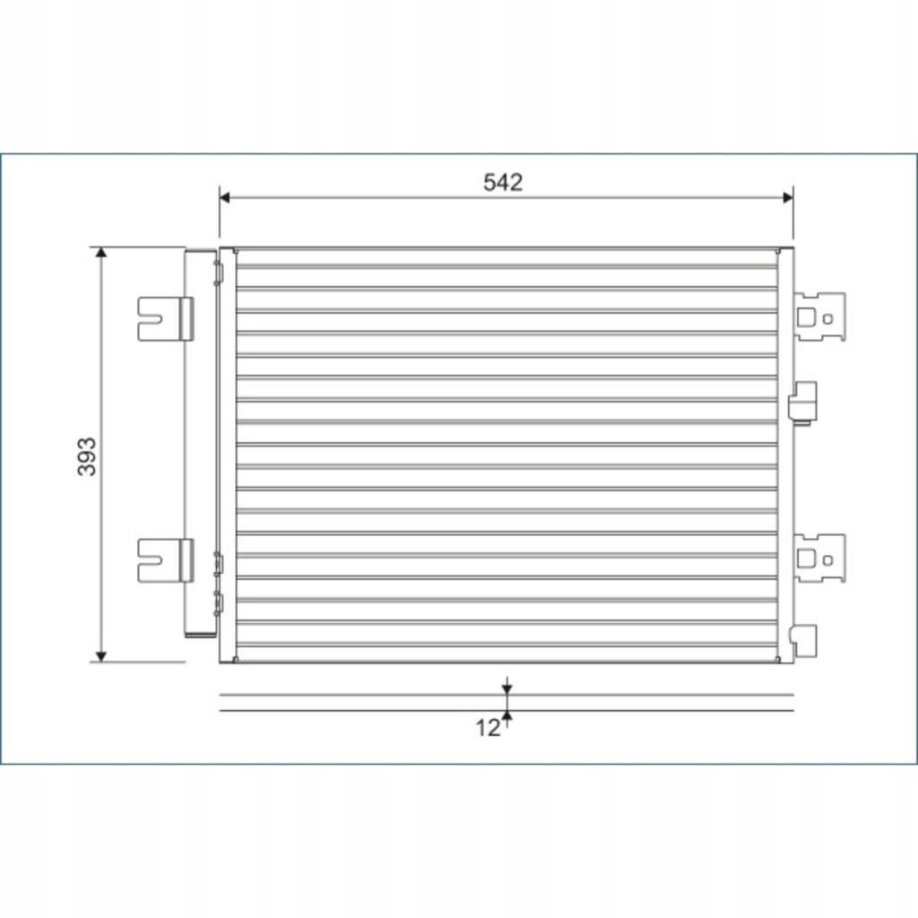 фото №1, Конденсатор кондиціонера logan sandero i logan i