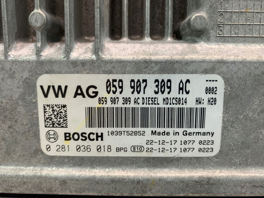 фото №6, Audi a8 d5 50tdi блок керування модуль двигуна 059907309ac