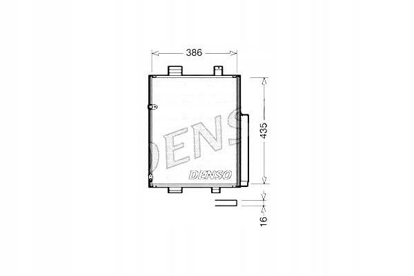 фото №2, Denso конденсатор радиатор кондиционера