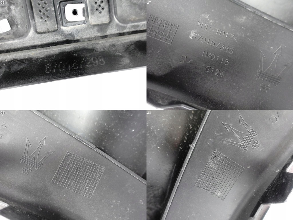 фото №11, Maserati grecale 22- бампер спойлер диффузор уголок задняя 6xpdc