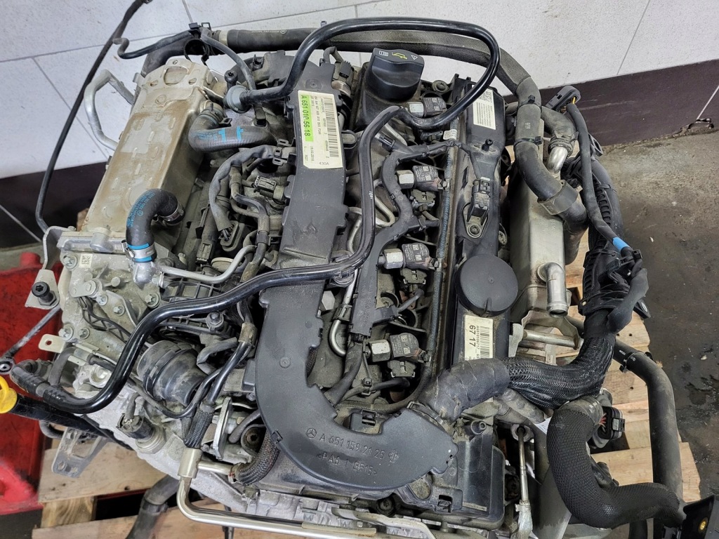 фото №16, Mercedes cla 200 cdi двигун 2.2 651930 kompletny 68tyskm 136ps euro6