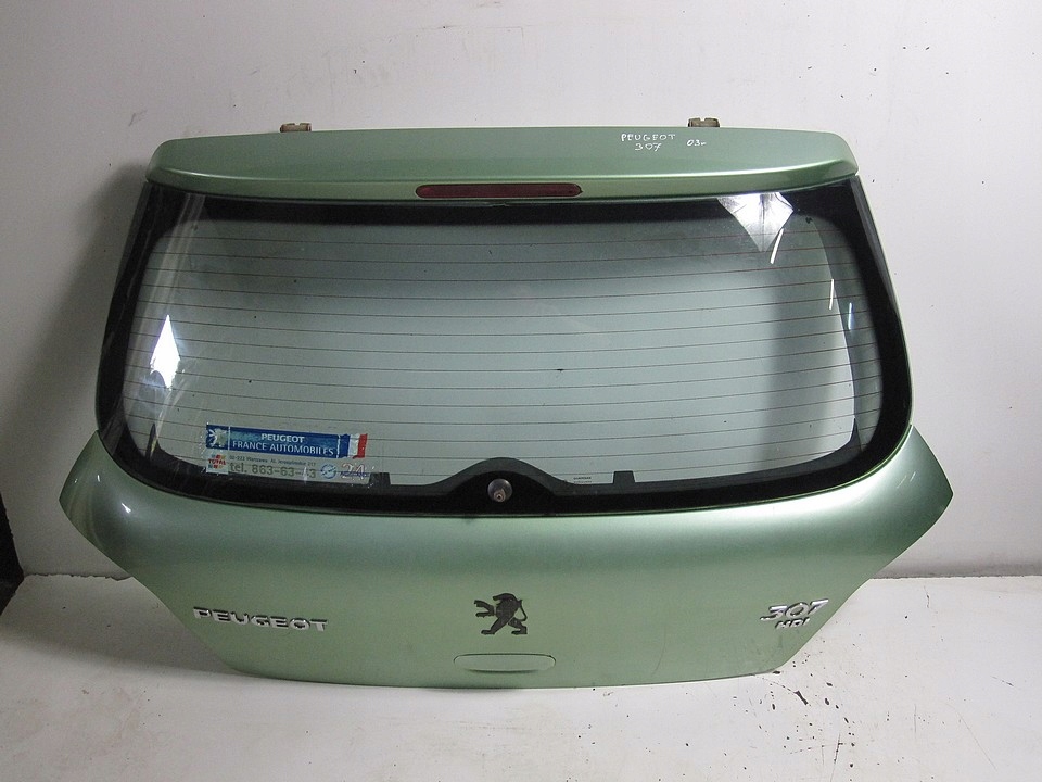 фото №1, Кришка багажника задня багажника peugeot 307 2003r