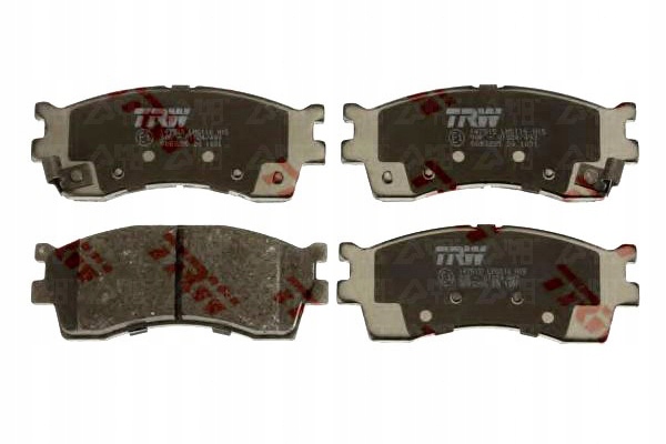 фото №1, Trw тормозные колодки ham. kia перед clarus ii/shuma ii/rio i