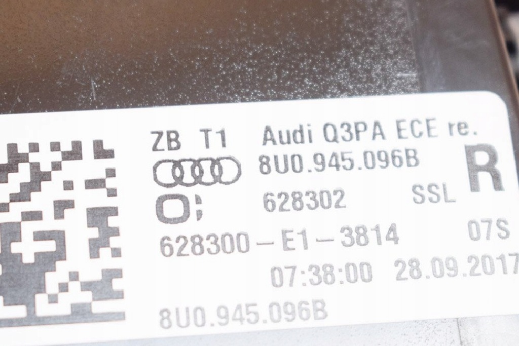 фото №7, Audi q3 8u лампа задняя правая 8u0945096d оригинальная nowa