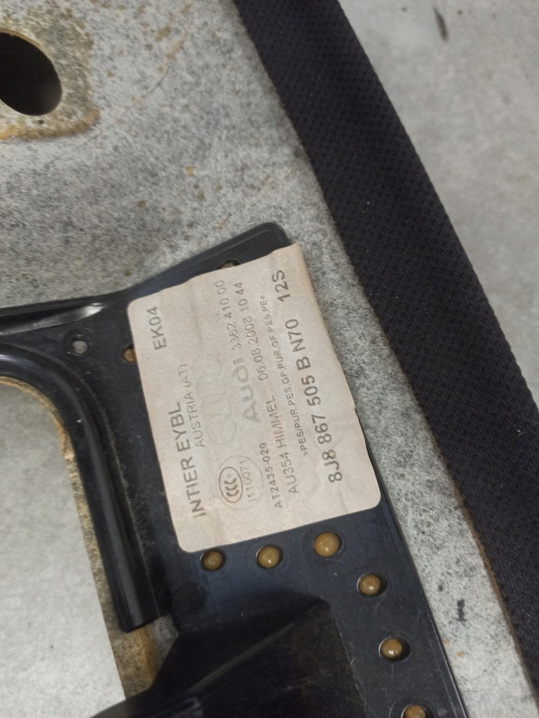 фото №12, Audi tt 8j потолок 8j8867505b