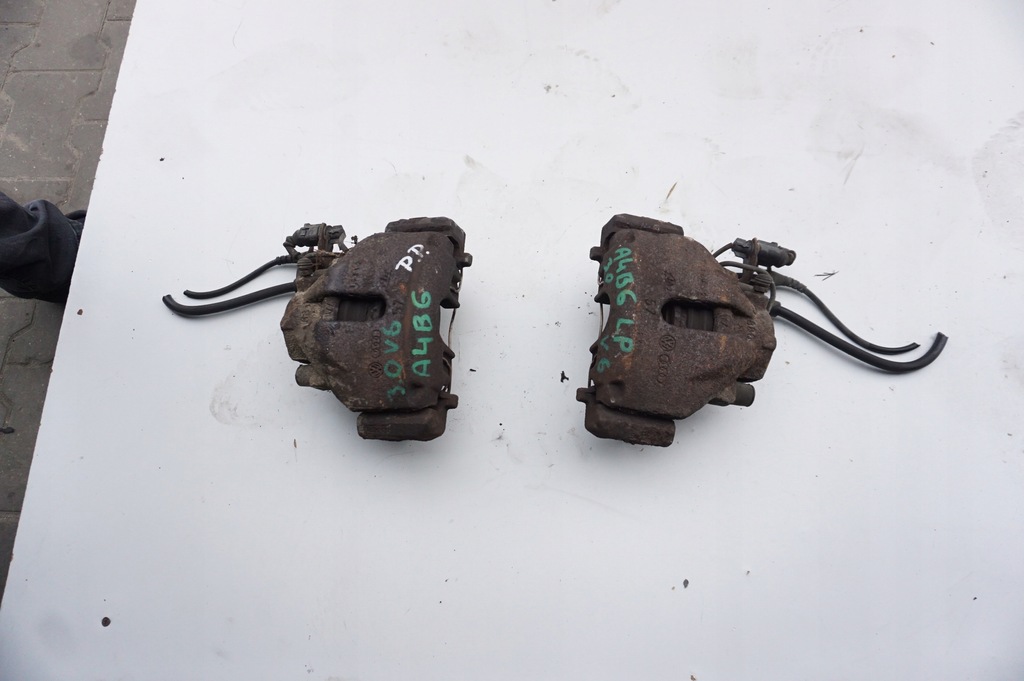 фото №1, Суппорт левый перед audi a4 b6 3.0 v6