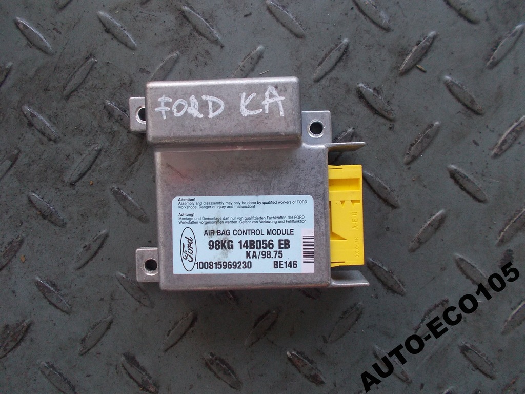 фото №1, Модуль датчик air bag ford ka 98kg14b056eb