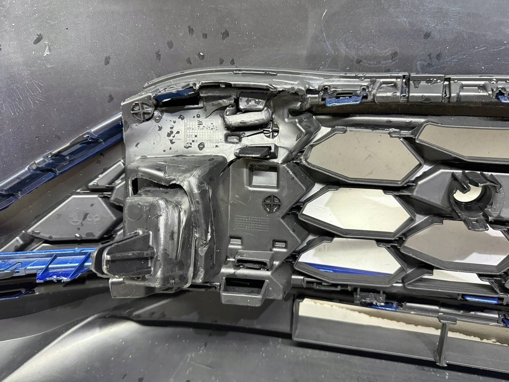 фото №13, Skoda kodiaq ii 2 бампер перед решётка радиатора спойлер решётка extra 57h807221