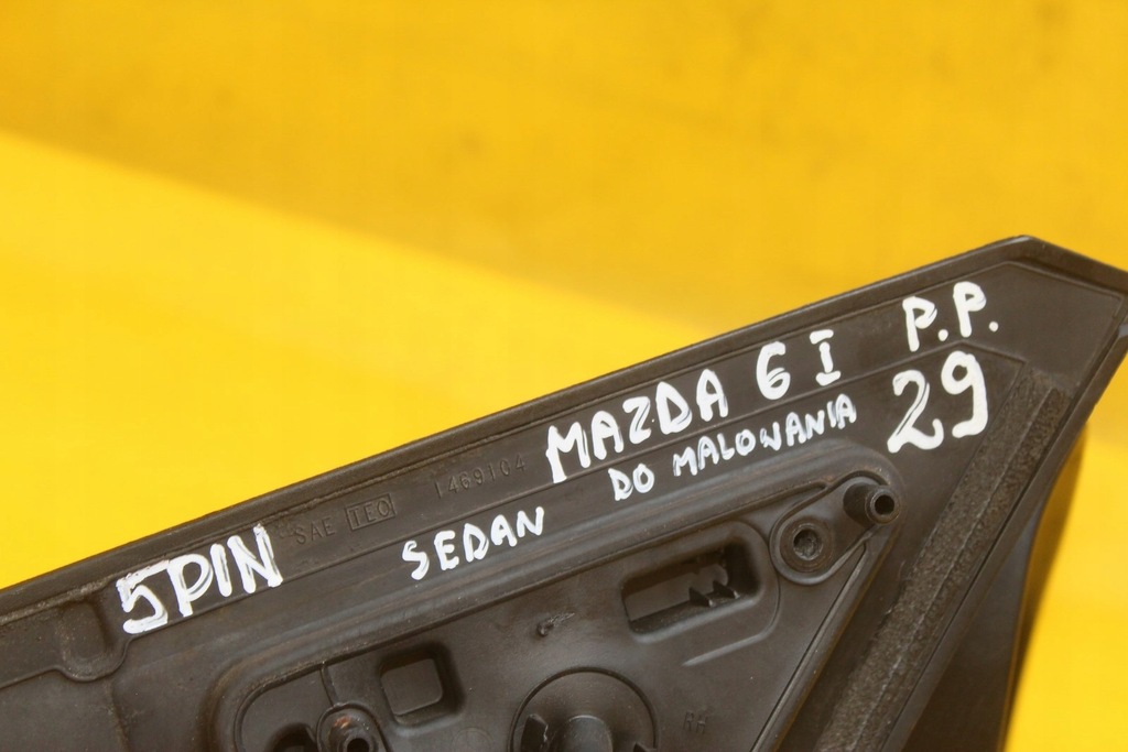 фото №9, Дзеркало правий перед mazda 6 i 5 pin sedan
