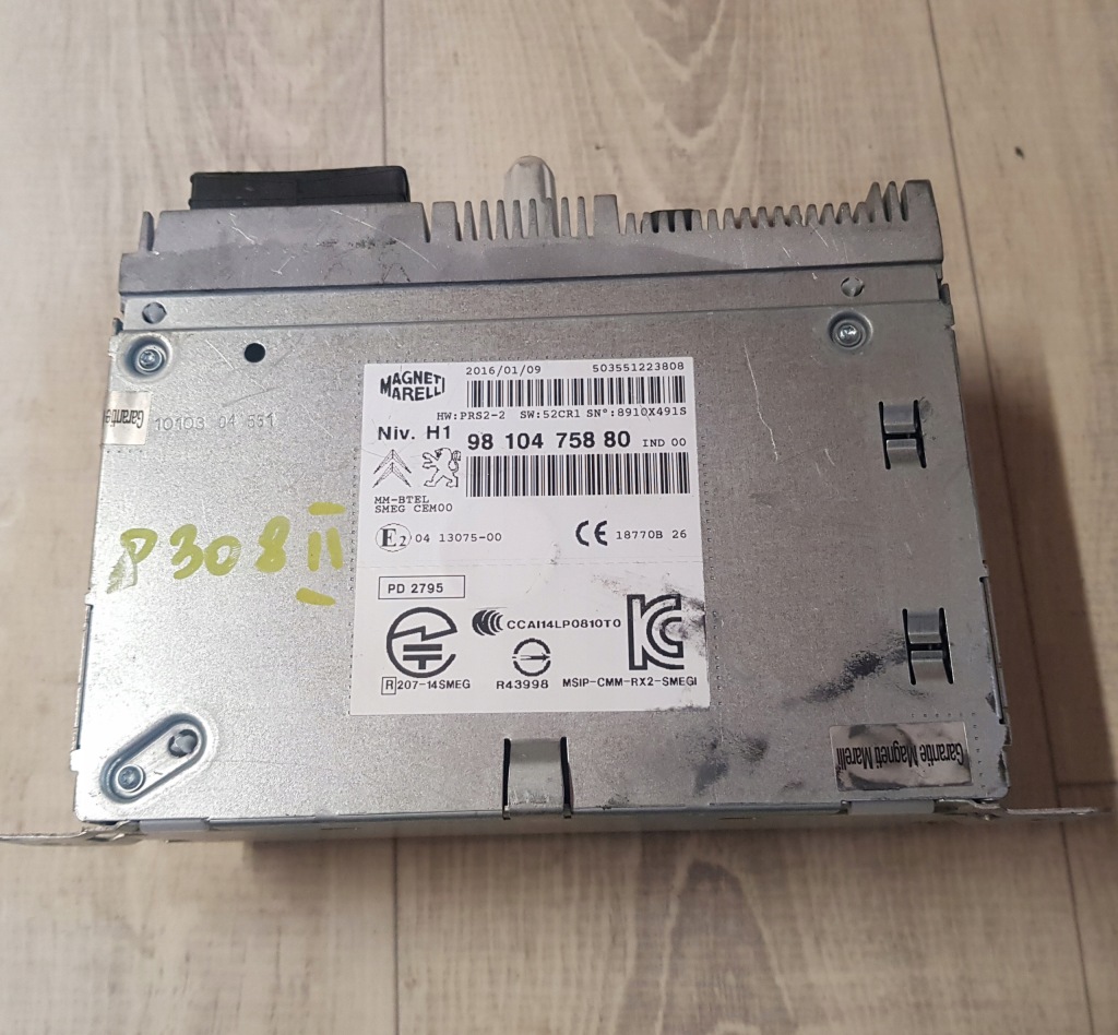 фото №1, Радіо peugeot 308 ii 9810475880