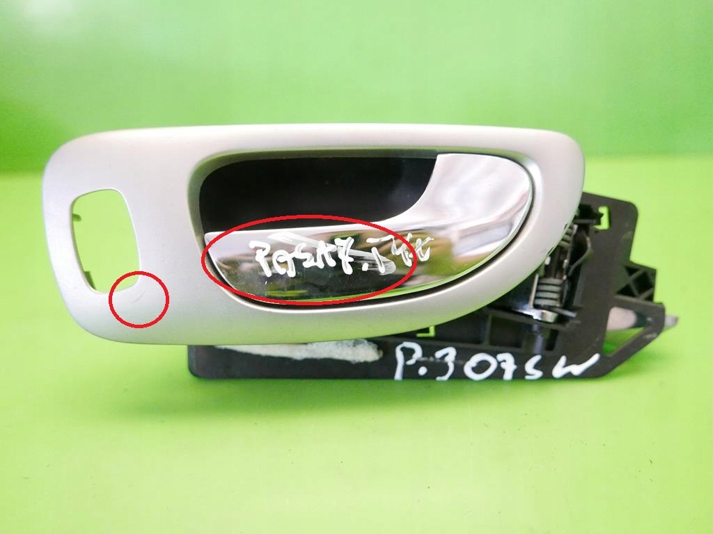 фото №2, Ручка внутренняя правая задняя peugeot 307 sw phi 01-